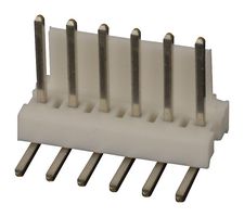AMP - TE CONNECTIVITY 640455-6 CONN, R/A HEADER, 6POS, 1ROW, 2.54MM ROHS COMPLIANT: YES