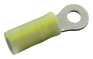 TE CONNECTIVITY - AMP 2-320568-2 TERMINAL, RING TONGUE, #8, YLW, 12AWG