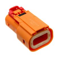 TE CONNECTIVITY 4-2103015-5 AUTOMOTIVE HOUSING, PLUG, 2POS, ORANGE