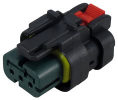 TE CONNECTIVITY - AMP 776429-4 CARCASA AUTOMOTRIZ, MACHO, 3POS, VERDE