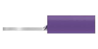 TE CONNECTIVITY - AMP 152895 TERMINAL, RING TONGUE, #6, 20AWG, PURPLE