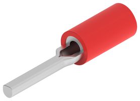 AMP - TE CONNECTIVITY 165167-1 TERMINAL, PIN, 23.8MM, 16-22AWG, RED