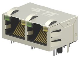 TE CONNECTIVITY 2301996-7 CONECTOR RJ45 HEMBRA, 8P8C, 2 PUERTO, TH