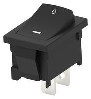 ALCOSWITCH - TE CONNECTIVITY PRASA1-16F-BB0CW ROCKER SWITCH, SPST, 16A, 125VAC, PANEL