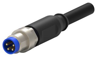 TE CONNECTIVITY 2273002-1 SENSOR CORD, 4P M12 PLUG-FREE END, 1.5M ROHS COMPLIANT: YES