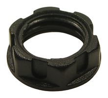 MULTICOMP PRO MP1406 NUT, PLASTIC BLACK, 1/4" JACK SOCKET ROHS COMPLIANT: YES