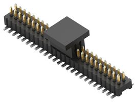 TE CONNECTIVITY 1MM-HU-D25-VS-00-F-TBP CONN, HEADER, 50POS, 2ROW, 1MM, SMT ROHS COMPLIANT: YES