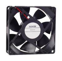 NMB TECHNOLOGIES 09225VA-24M-AA-00 DC AXIAL FAN, BALL, 68.1CFM, 0.17A, 24V
