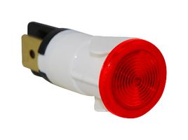 MULTICOMP PRO MP008574 NEON INDICATOR, RED, 12MM, DOME, 250VAC