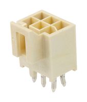 MOLEX 105310-2106 CONN, HDR, 6POS, 2ROW, 2.5MM, TH ROHS COMPLIANT: YES