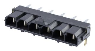 MOLEX 42820-6223 CONN, R/A HDR, 6POS, 1ROW, 10MM, TH