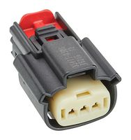 MOLEX 33471-3301 CONNECTOR HOUSING, RCPT, 3POS, BLACK