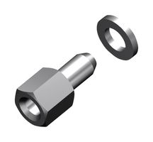 MOLEX / FCT 173112-0058 SCREW LOCK, FEMALE, 4-40 UNC, 5MM