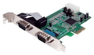 STARTECH PEX2S553 SERIAL CARD, 2PORT, PCI-E, 16550 UART