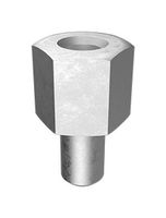 AMPHENOL COMMUNICATIONS SOLUTIONS 86551009TLF D SUB JACK SCREW, 12.9MM, 4-40