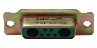 AMPHENOL COMMUNICATIONS SOLUTIONS DAM7W2SN COMBO D-SUB CONN, RCPT, DA-7W2, SLDR CUP