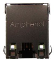 AMPHENOL COMMUNICATIONS SOLUTIONS RJE484881411 RJ45 CONN, R/A JACK, 8P8C, 4GANGED, TH ROHS COMPLIANT: YES