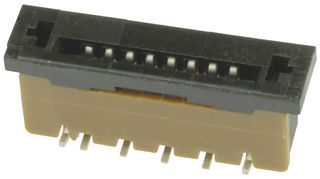 AMPHENOL COMMUNICATIONS SOLUTIONS SFW8S-2STME1LF CONN, FFC/FPC, RCPT, 8POS, 1ROW, 1MM ROHS COMPLIANT: YES