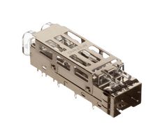 AMPHENOL COMMUNICATIONS SOLUTIONS U77A261M2081 CONN, SFP+ CAGE, 2GANGED, PRESS-FIT
