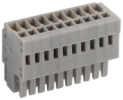 MULTICOMP PRO MP008951 TERMINAL BLOCK, PLUGGABLE, 10WAY, 20AWG ROHS COMPLIANT: YES