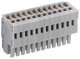 MULTICOMP PRO MP008952 TERMINAL BLOCK, PLUGGABLE, 12WAY, 20AWG ROHS COMPLIANT: YES