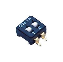 NIDEC COMPONENTS CFS-0202TB DIP SWITCH, DPST-NO, 0.1A, 6VDC, SMD