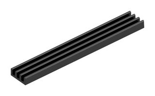 FISCHER ELEKTRONIK SK 688 100 SA HEAT SINK, 100MMX6MMX15MM, BLK ANODISED ROHS COMPLIANT: YES