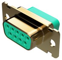 POSITRONIC RD9S00000/AA D SUB HOUSING, RCPT, 9POS, DE