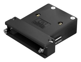 POSITRONIC D9000Z00/AA D SUB BACKSHELL, 180DEG, SIZE DE, COMPO