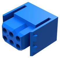 POSITRONIC PLB06F1000/AA RECT PWR HOUSING, RCPT, LATCH, PET+GF