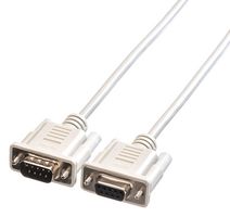 ROLINE 11.01.6260 CABLE ASSY, 9P D SUB PLUG-RCPT, 6M ROHS COMPLIANT: YES