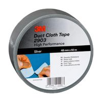 3M 2903, SILVER, 50M X 48MM TAPE, CLOTH DUCT, 50M X 48MM, SILVER ROHS COMPLIANT: NA