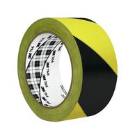 3M 766, YELLOW/BLACK, 33M X 50MM