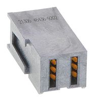 MOLEX 46436-9202 RECT PWR CONN, R/A RCPT, 2POS, 1ROW