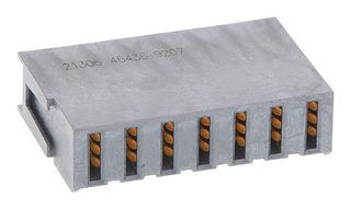 MOLEX 46436-9207 RECT PWR CONN, R/A RCPT, 7POS, 1ROW
