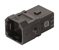 HARTING 09100123001 RECT PWR INSERT, PLUG, 12POS, SIZE 1A