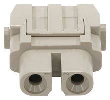 MULTICOMP PRO MP009486 HEAVY DUTY MODULE, 2POS, RCPT, 40A ROHS COMPLIANT: YES