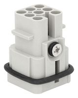 MULTICOMP PRO MP009531 HEAVY DUTY INSERT, 7+PE, PLUG, 10A/SZ 3A ROHS COMPLIANT: YES