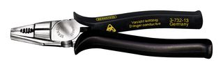 BERNSTEIN WERKZEUGFABRIK 3-732-13 COMBINATION PLIER, ESD-SAFE