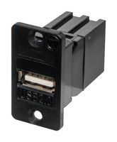 TUK KCUAA2BPM USB COUPLER, 2.0 TYPE A RCPT-RCPT ROHS COMPLIANT: YES