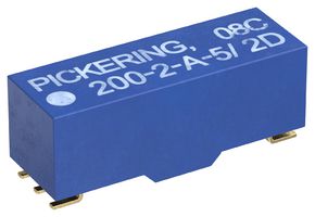 PICKERING 200-2-A-5/2D REED RELAY, DPST-NO, 5V, SMD