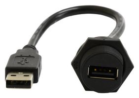 MULTICOMP PRO MP009819 USB CABLE, C3 TYPE A RCPT-PLUG, 200MM ROHS COMPLIANT: YES