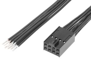 MOLEX 219659-1084 CABLE ASSY, 8P RCPT-FREE END, 600MM