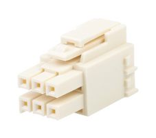 MOLEX 172258-4106 ULTRA-FIT HSG DUAL 6CKT WHT ROHS COMPLIANT: YES