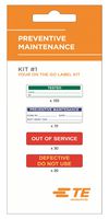 TE CONNECTIVITY 2388600-1 LABEL, MAINTENANCE, MULTICOLOUR, DIE-CUT