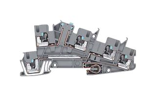 SIEMENS 8WH6001-4GF00 BLOQUE TERMINALES, CARRIL DIN, 26-12AWG