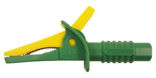 MULTICOMP PRO MP770920 CROCODILE CLIP, YELLOW GREEN, 25MM, 600V ROHS COMPLIANT: YES