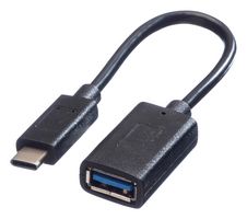 MULTICOMP PRO MP010450 SMART CBLE, USB C PLUG-USB A RCPT, 0.15M ROHS COMPLIANT: YES