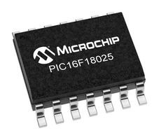MICROCHIP PIC16F18025-I/SL MCU, 8BIT, 32MHZ, SOIC-14
