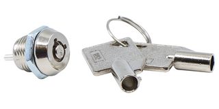 E-SWITCH KO106A102 KEYLOCK SWITCH, SPST, 2POS, 1A, 125V